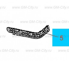 Кронштейн заднего бампера боковой Chevrolet Malibu