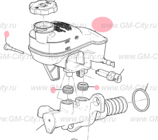 Бачок тормозной жидкости Cadillac SRX ІІ