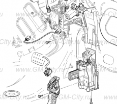 Педаль акселератора Cadillac SRX ІІ