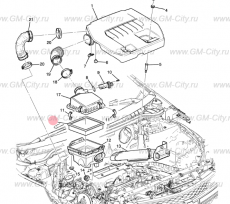 Фильтр воздушный Chevrolet Volt I