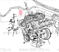 Шланг вакуумный Cadillac CTS ІІ