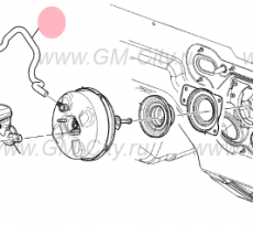 Шланг вакуумный Cadillac SRX І
