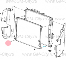 Конденсатор Cadillac CTS ІІ