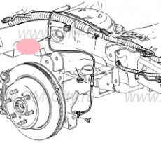 Датчик abs задний Cadillac Escalade ІІІ