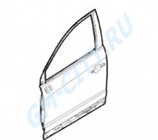 Дверь передняя левая Chevrolet Captiva C140
