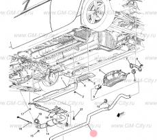 Глушитель центральный (выхлопная труба) Chevrolet Volt I