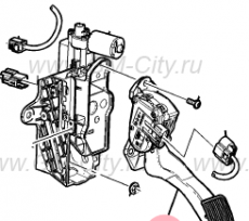 Педаль акселератора Cadillac Escalade IV