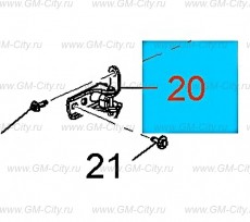 Петля передней боковой двери Chevrolet Malibu