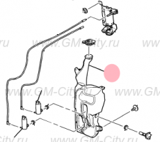 Бачок стеклоомывателя Cadillac Escalade ІІІ