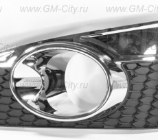 Решетка птф левай хром Chevrolet Captiva C140