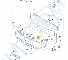 Бампер передний седан, универсал Chevrolet Lacetti