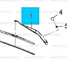 Рычаг стеклоочистителя Chevrolet Malibu