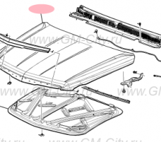 Капот Cadillac Escalade IV