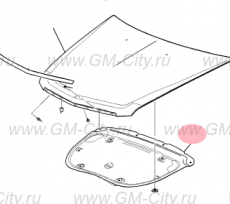 Подкладка капота Cadillac CTS ІІ