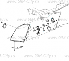 Фара передняя левая в сборе Cadillac CTS ІІ