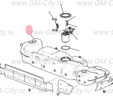 Топливный бак Cadillac Escalade IV