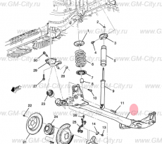 Балка задняя Chevrolet Volt I