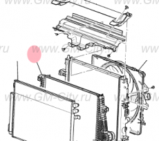 Интеркулер в сборе Cadillac CTS ІІІ