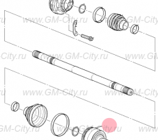 Шарнир равных угловых скоростей Cadillac CTS ІІІ
