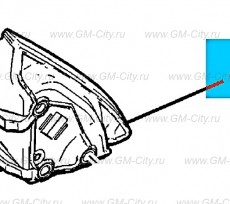 Прокладка наружного зеркала заднего вида Chevrolet Malibu