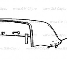 Корпус наружного зеркала заднего вида Chevrolet Malibu