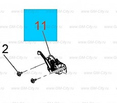 Защелка первичного и вторичного капота Chevrolet Malibu