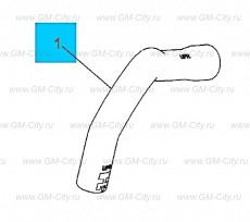 Шланг обогревателя впускной Chevrolet Malibu