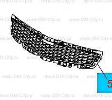 Решетка радиатора нижняя Chevrolet Malibu