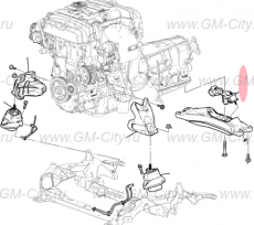 Опора акпп Cadillac ATS