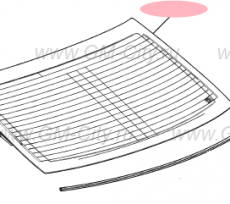 Стекло заднее Cadillac CTS ІІІ