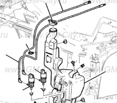 Датчик уровня бачка стеклоомывателя Cadillac Escalade IV