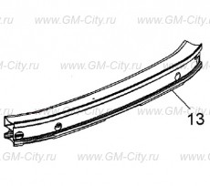 Штанга заднего бампера противоударная Chevrolet Malibu
