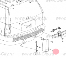 Фара задняя правая Cadillac Escalade ІІІ