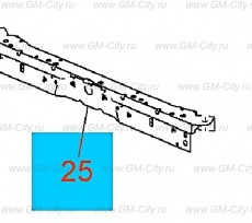 Тяга соеденительная передней верхней части Chevrolet Malibu