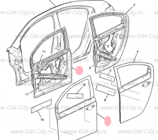 Дверь передняя правая Chevrolet Volt I