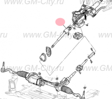 Карданный вал рулевой колонки верхний Cadillac ATS