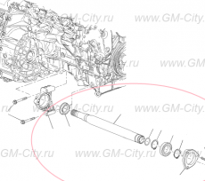 Промежуточный вал Cadillac SRX ІІ
