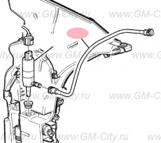 Шланг насоса омывателя фар Cadillac CTS ІІІ