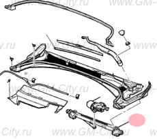 Трапеция стеклоочистителя Cadillac ATS