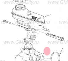 Тормозной цилиндр главный Cadillac ATS