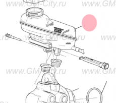 Бачок тормозной жидкости Cadillac ATS