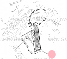 Педаль акселератора Cadillac ATS