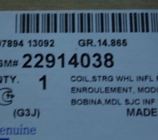 Контактная группа рулевой колонки Chevrolet Cruze