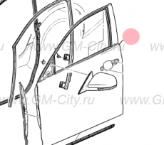 Дверь передняя левая Cadillac CTS ІІІ