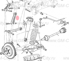 Рычаг задний продольный Cadillac ATS