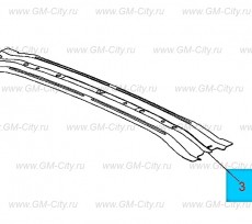 Дуга крыши №2 Chevrolet Malibu