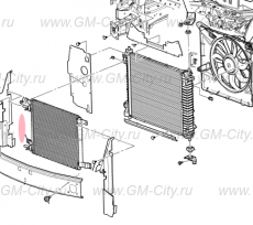 Конденсатор Cadillac SRX ІІ