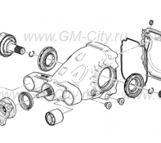 Дифференциал ведущего моста задний Cadillac ATS