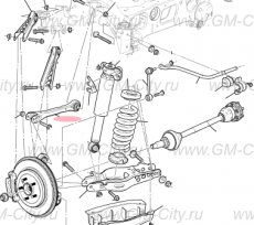 Рычаг задний поперечный Cadillac ATS