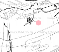 Мотор стеклоочистителя заднего Cadillac Escalade IV